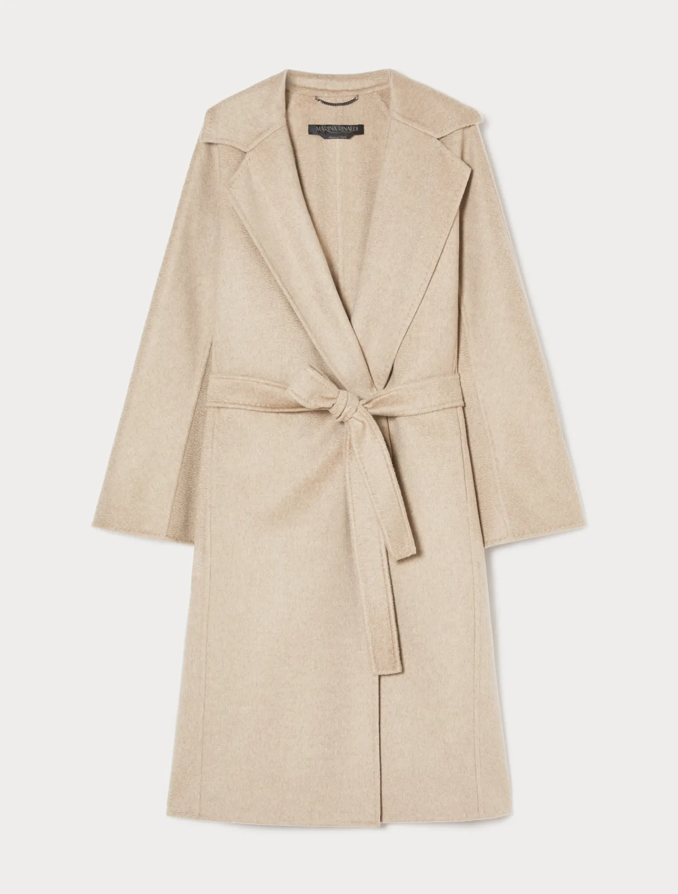 Marina Rinaldi Cappotti & Trench | Cappotti & Trench*Cappotto in double di puro cachemire NOCCIOLA