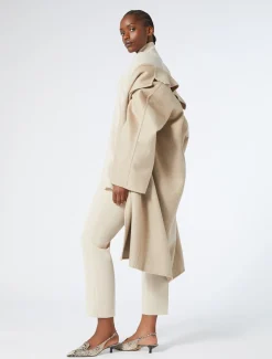 Marina Rinaldi Cappotti & Trench | Cappotti & Trench*Cappotto in double di puro cachemire NOCCIOLA