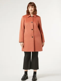 Marina Rinaldi Cappotti & Trench | Cappotti & Trench*Cappotto in drap di lana TERRACOTTA