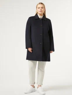 Marina Rinaldi Cappotti & Trench | Cappotti & Trench*Cappotto in drap di lana BLUNOTTE