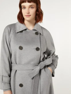 Marina Rinaldi Cappotti & Trench | Cappotti & Trench*Cappotto in drap di lana GRIGIOMEDIO