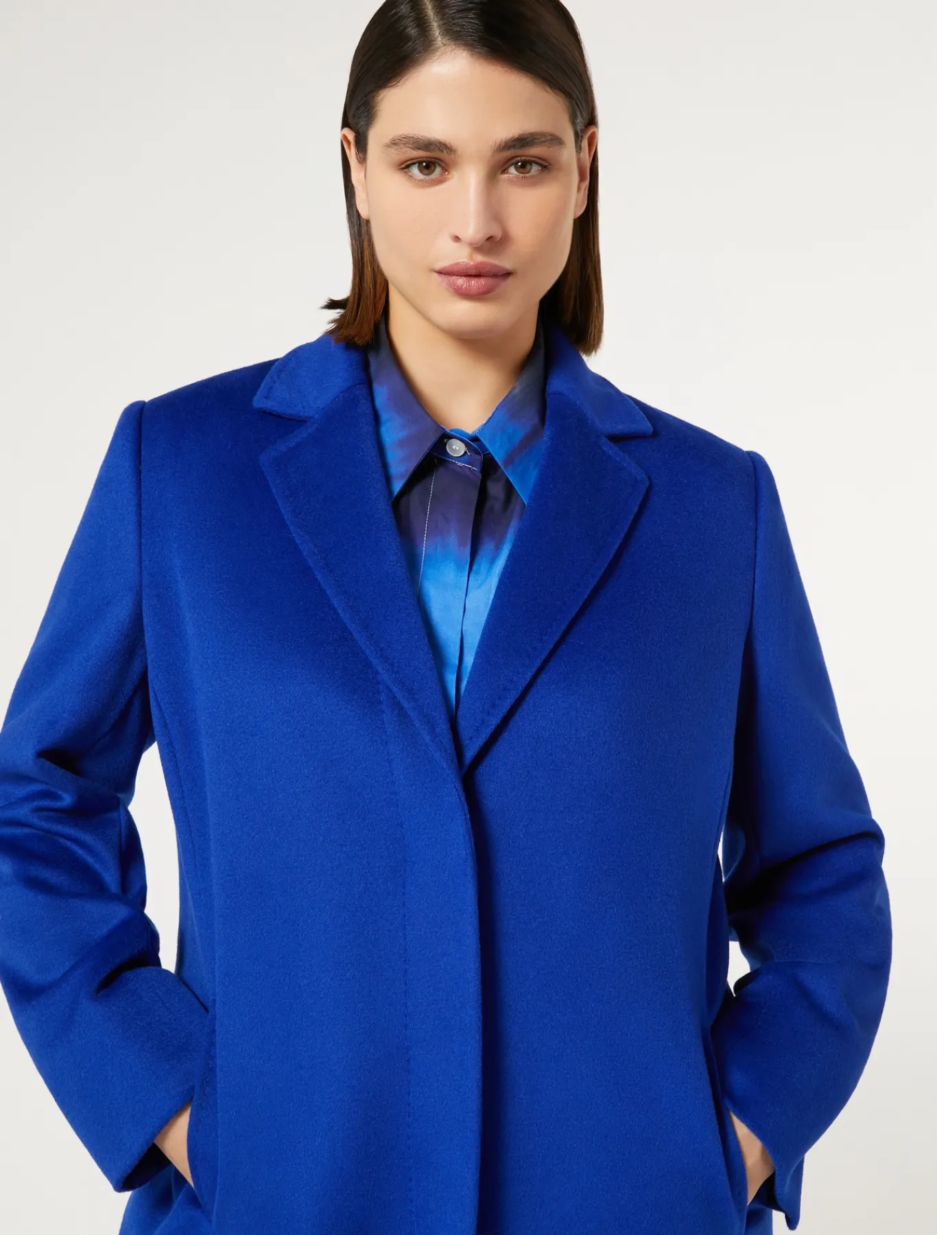 Marina Rinaldi Cappotti & Trench | Cappotti & Trench*Cappotto in drap di lana BLUETTE