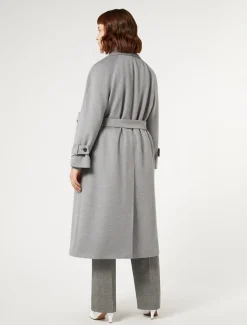 Marina Rinaldi Cappotti & Trench | Cappotti & Trench*Cappotto in drap di lana GRIGIOMEDIO