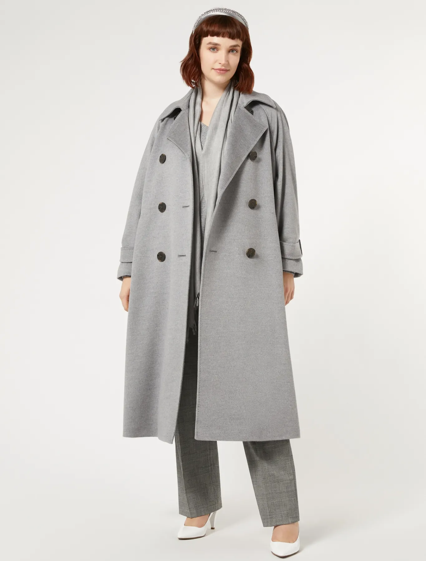 Marina Rinaldi Cappotti & Trench | Cappotti & Trench*Cappotto in drap di lana GRIGIOMEDIO