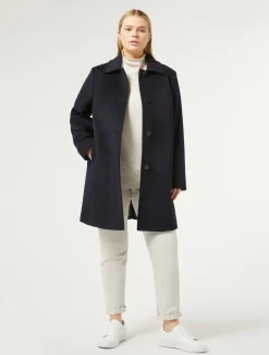 Marina Rinaldi Cappotti & Trench | Cappotti & Trench*Cappotto in drap di lana BLUNOTTE