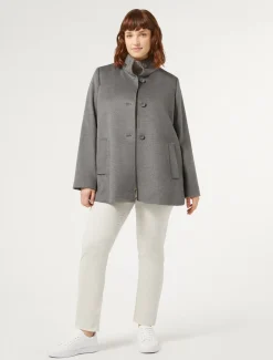 Marina Rinaldi Cappotti & Trench | Cappotti & Trench*Cappotto in drap di lana GRIGIOMEDIO