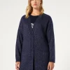Marina Rinaldi Cappotti & Trench | Cappotti & Trench*Cappotto in filato di maglia BLUMARINO