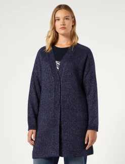 Marina Rinaldi Cappotti & Trench | Cappotti & Trench*Cappotto in filato di maglia BLUMARINO