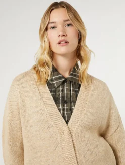 Marina Rinaldi Cappotti & Trench | Cappotti & Trench*Cappotto in filato di maglia ALBINO