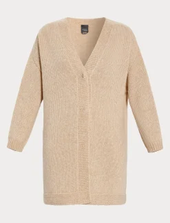 Marina Rinaldi Cappotti & Trench | Cappotti & Trench*Cappotto in filato di maglia ALBINO