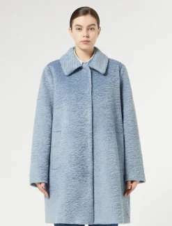 Marina Rinaldi Cappotti & Trench | Cappotti & Trench*Cappotto in jersey AZZURRO