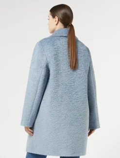 Marina Rinaldi Cappotti & Trench | Cappotti & Trench*Cappotto in jersey AZZURRO