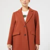 Marina Rinaldi Cappotti & Trench | Cappotti & Trench*Cappotto in jersey stretch MANDARINO