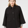 Marina Rinaldi Cappotti & Trench | Cappotti & Trench*Cappotto in jersey stretch NERO