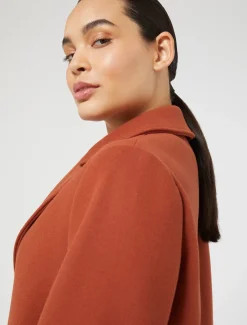 Marina Rinaldi Cappotti & Trench | Cappotti & Trench*Cappotto in jersey stretch MANDARINO