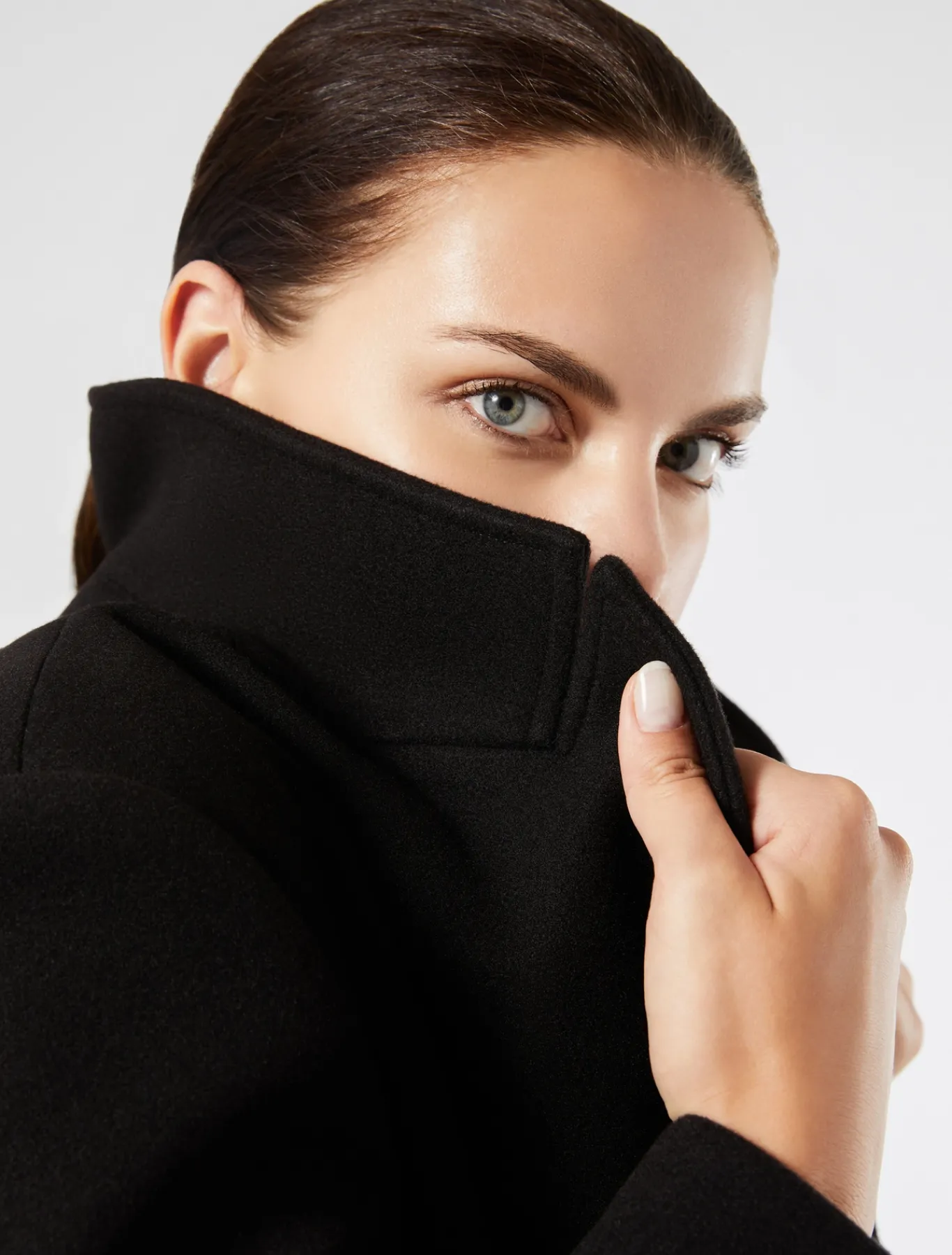 Marina Rinaldi Cappotti & Trench | Cappotti & Trench*Cappotto in jersey stretch NERO