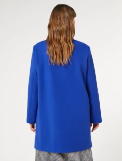 Marina Rinaldi Cappotti & Trench | Cappotti & Trench*Cappotto in jersey stretch BLUCINA