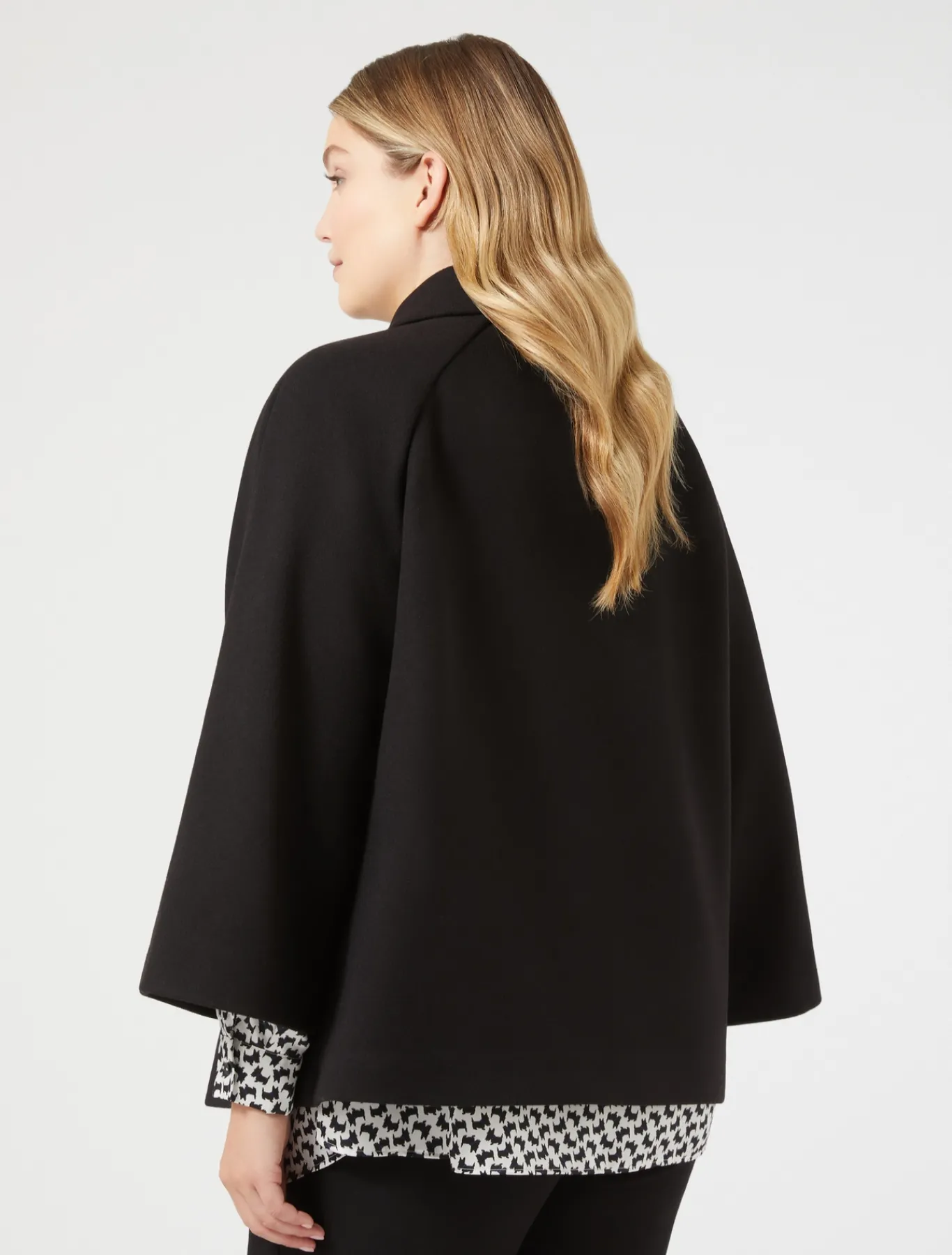 Marina Rinaldi Cappotti & Trench | Cappotti & Trench*Cappotto in jersey stretch NERO