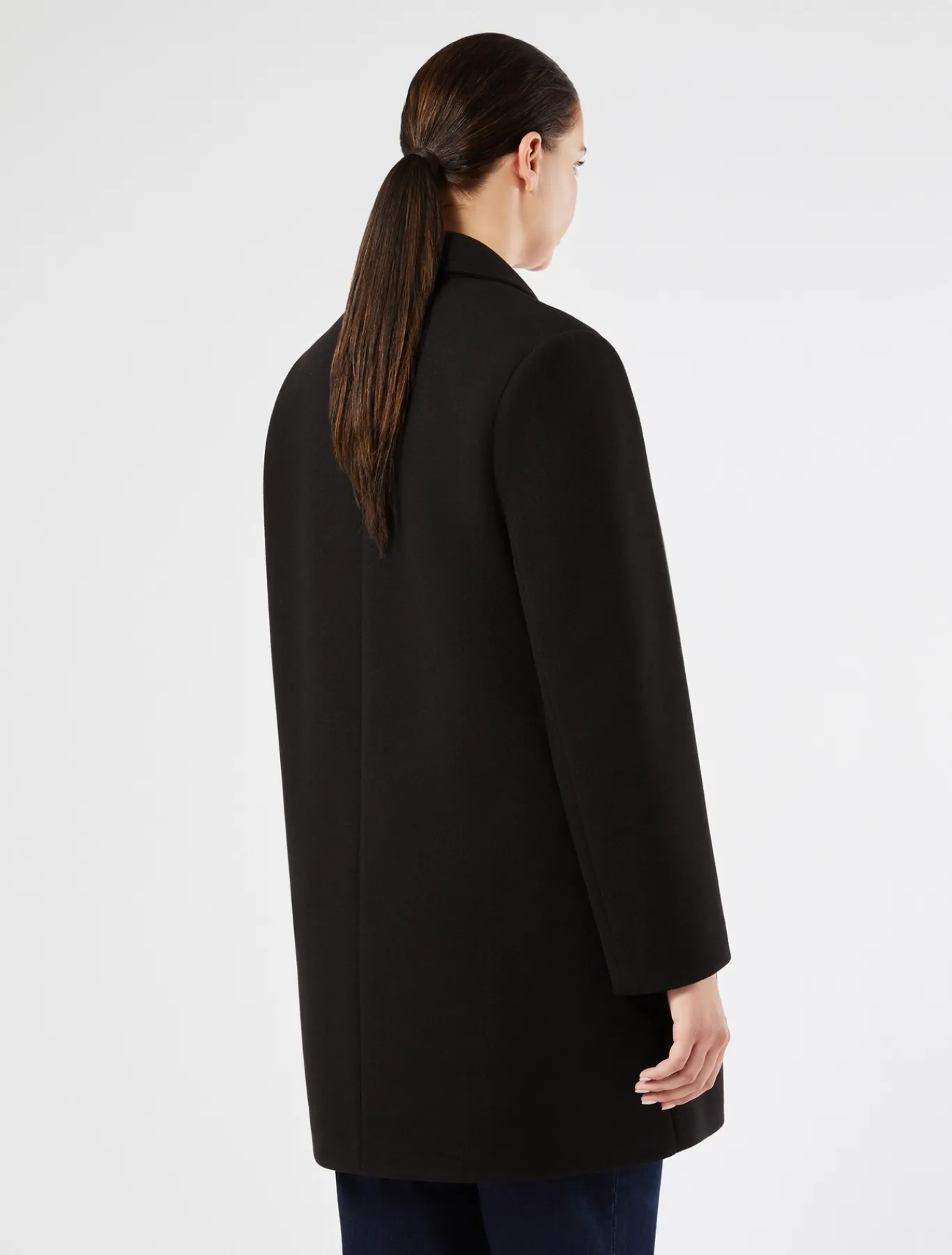 Marina Rinaldi Cappotti & Trench | Cappotti & Trench*Cappotto in jersey stretch NERO