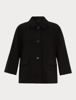Marina Rinaldi Cappotti & Trench | Cappotti & Trench*Cappotto in jersey stretch NERO