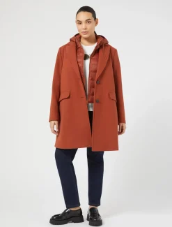 Marina Rinaldi Cappotti & Trench | Cappotti & Trench*Cappotto in jersey stretch MANDARINO