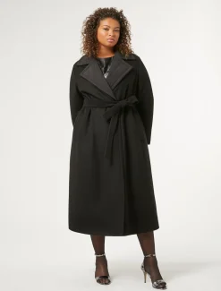 Marina Rinaldi Cappotti & Trench | Cappotti & Trench*Cappotto lungo reversibile NERO