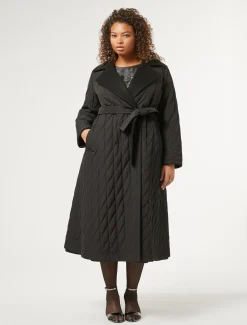 Marina Rinaldi Cappotti & Trench | Cappotti & Trench*Cappotto lungo reversibile NERO