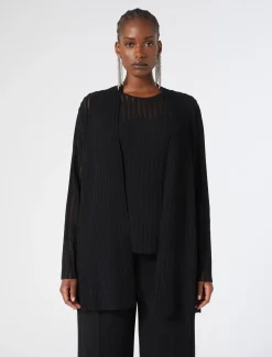 Marina Rinaldi Bluse | Maglieria*Cardigan e top in viscosa NERO