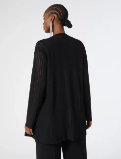 Marina Rinaldi Bluse | Maglieria*Cardigan e top in viscosa NERO