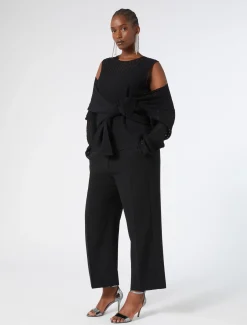 Marina Rinaldi Bluse | Maglieria*Cardigan e top in viscosa NERO