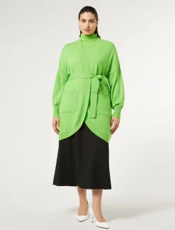 Marina Rinaldi Maglieria | Maglieria*Cardigan in cachemire LIME
