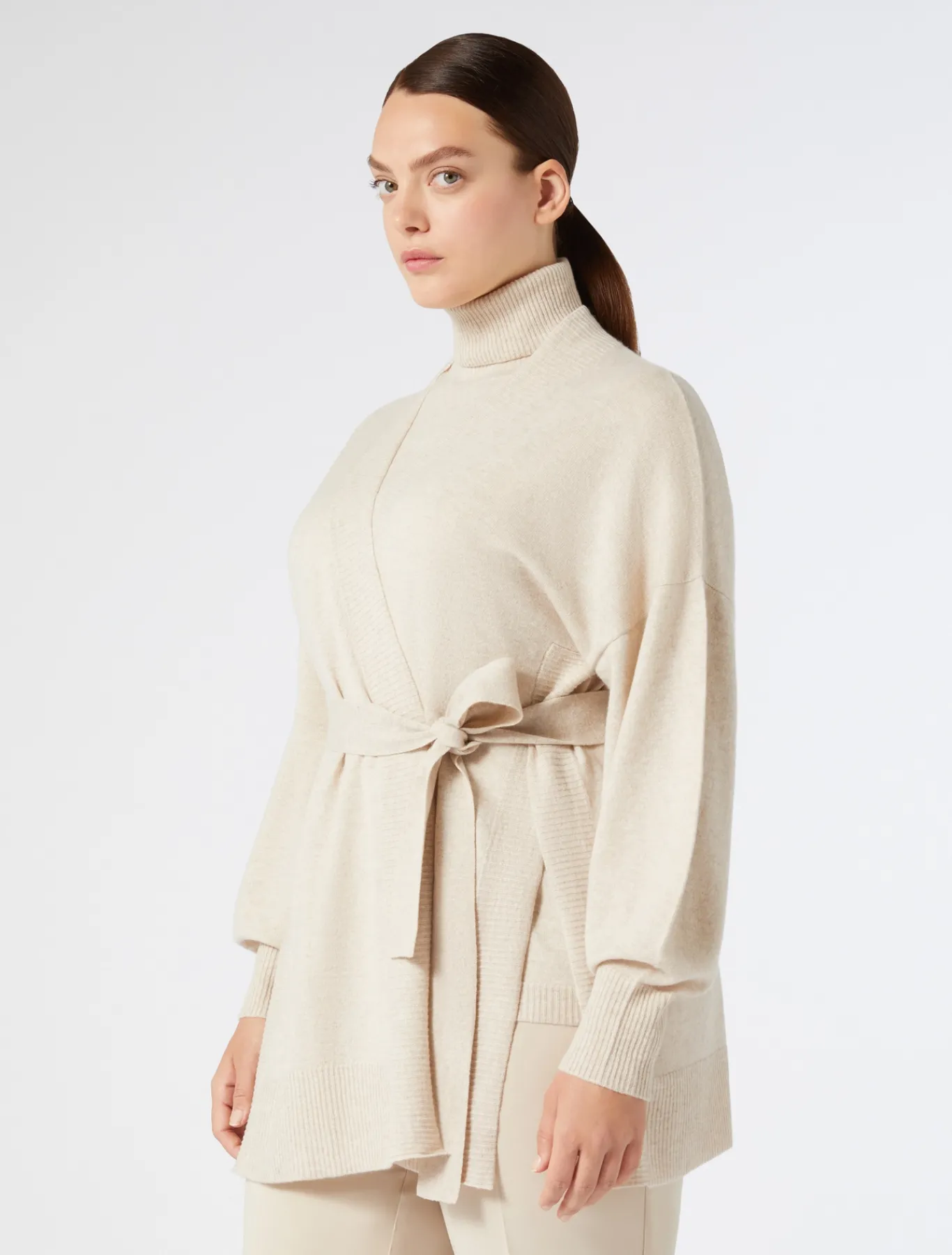 Marina Rinaldi Maglieria | Maglieria*Cardigan in cachemire BEIGE