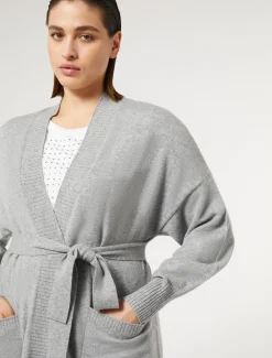 Marina Rinaldi Maglieria | Maglieria*Cardigan in cachemire GRIGIOMEDIO