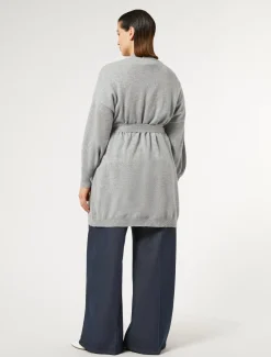 Marina Rinaldi Maglieria | Maglieria*Cardigan in cachemire GRIGIOMEDIO