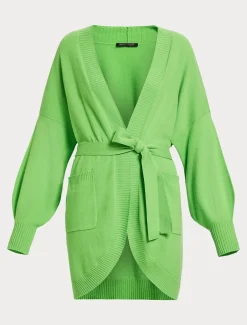 Marina Rinaldi Maglieria | Maglieria*Cardigan in cachemire LIME