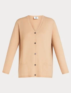 Marina Rinaldi Maglieria | Maglieria*Cardigan in cachemire CAMMELLO
