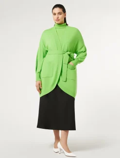 Marina Rinaldi Maglieria | Maglieria*Cardigan in cachemire LIME