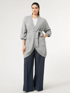 Marina Rinaldi Maglieria | Maglieria*Cardigan in cachemire GRIGIOMEDIO