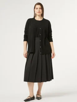 Marina Rinaldi Maglieria | Maglieria*Cardigan in cachemire NERO