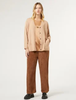 Marina Rinaldi Maglieria | Maglieria*Cardigan in cachemire CAMMELLO
