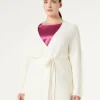 Marina Rinaldi Maglieria | Maglieria*Cardigan in cotone BIANCO
