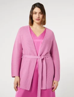 Marina Rinaldi Maglieria | Maglieria*Cardigan in cotone ROSA