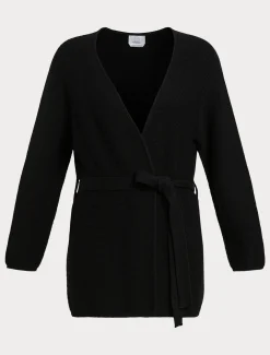 Marina Rinaldi Maglieria | Maglieria*Cardigan in cotone NERO
