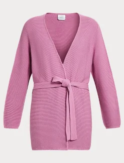 Marina Rinaldi Maglieria | Maglieria*Cardigan in cotone ROSA