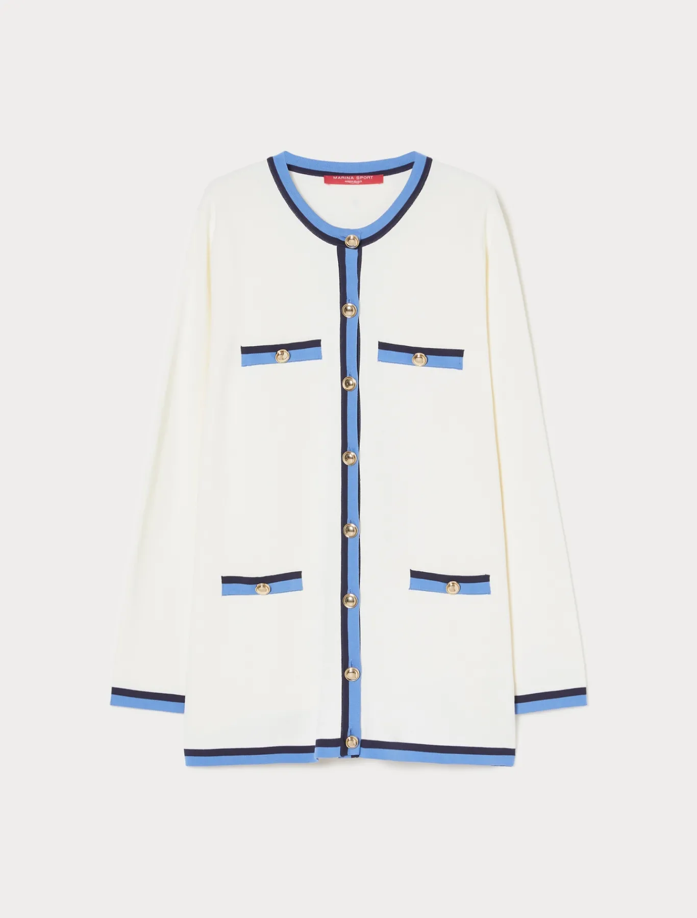 Marina Rinaldi Maglieria | Maglieria*Cardigan in cotone modal AVORIO