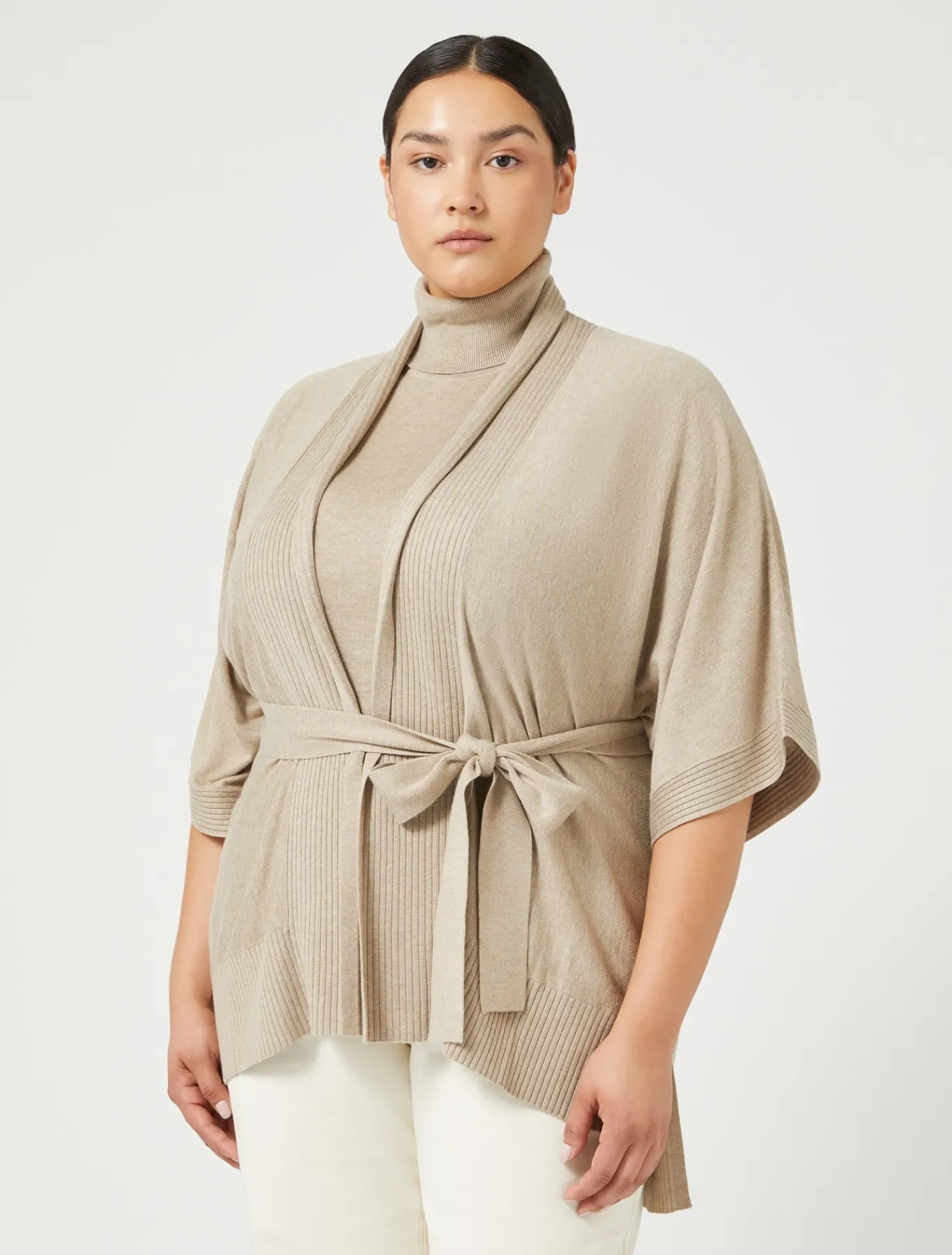 Marina Rinaldi Maglieria | Maglieria*Cardigan in filato di viscosa BEIGE