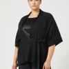Marina Rinaldi Maglieria | Maglieria*Cardigan in filato di viscosa NERO