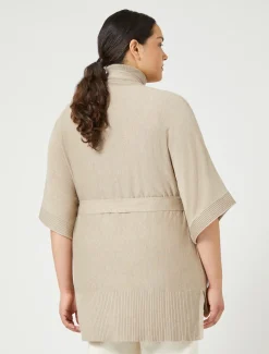 Marina Rinaldi Maglieria | Maglieria*Cardigan in filato di viscosa BEIGE