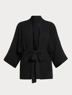 Marina Rinaldi Maglieria | Maglieria*Cardigan in filato di viscosa NERO