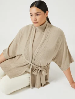 Marina Rinaldi Maglieria | Maglieria*Cardigan in filato di viscosa BEIGE